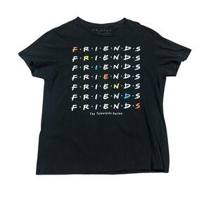 Friends TV Series Graphic T-Shirt | Black | Size L